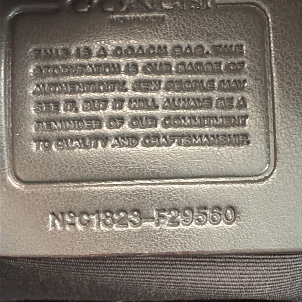 Coach Metallic Dome Satchel - Gold - Picture 13 of 16
